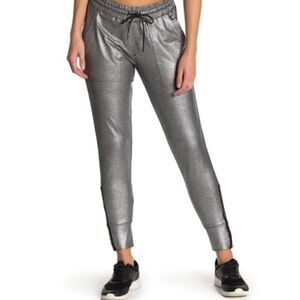 Gottex silver metalic joggers XS